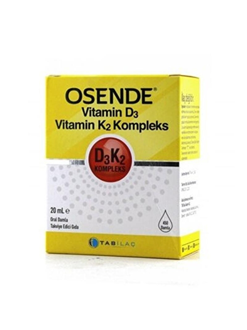 Tab İlaç Osende D3K2 Complex 20 Ml Damla