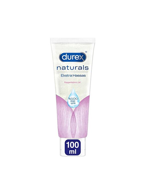 Durex Naturals Ekstra Hassas Su Bazlı Kayganlaştırıcı Jel 100 ml