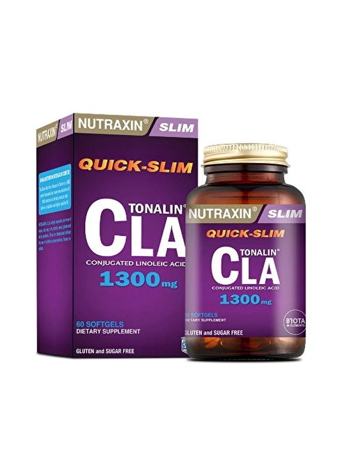 Nutraxin Quick Slim Tonalin Cla 1300 Mg 60 Kapsül