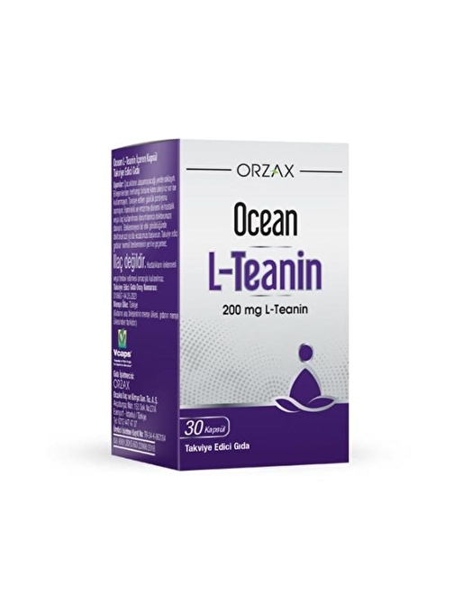 Ocean L-Teanin 200 Mg 30 Kapsül