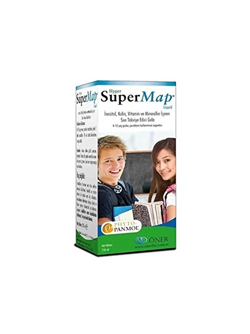 Hyper Supermap İnositol Kolin Multivitamin Şurup 250 Ml