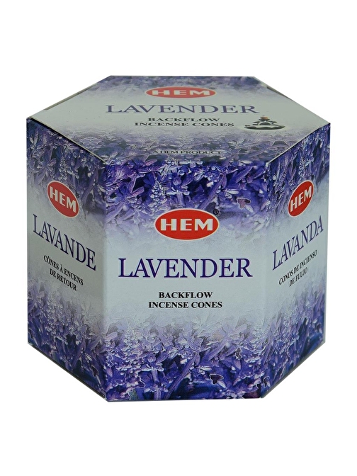 Hem Lavender Lavanta Kokulu 40 Konik Tütsü Backflow Incense Cones