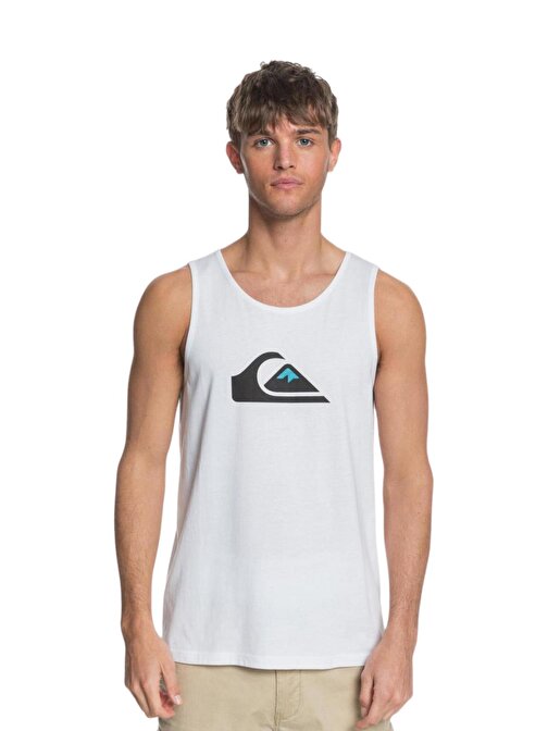 Quiksilver Eqyzt06675 - Comp Logo Tank Erkek Atlet M Beyaz