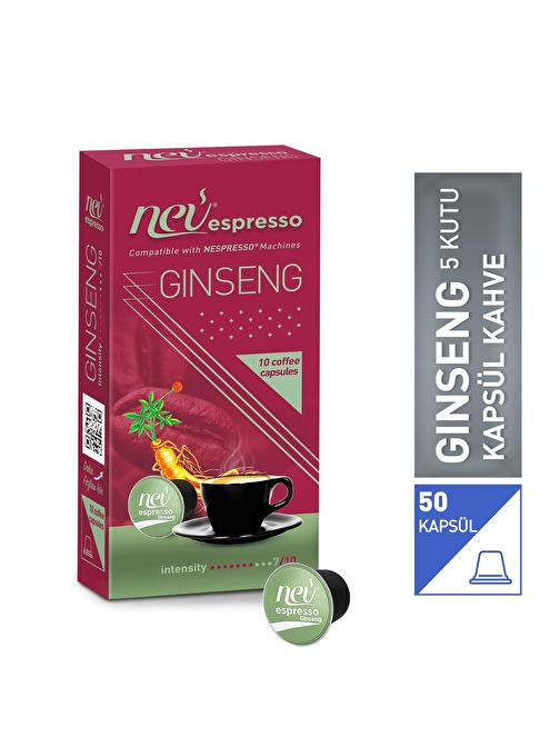 Nev Kahve Ginseng Kapsül Kahve 5x10 5 Kutu