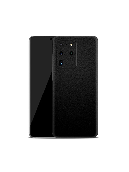 Ecr Samsung S20 Ultra Mat Siyah Arka Kaplama