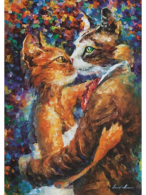 Art 1000 Parça Aşık Kedilerin Dansı Puzzle 4226