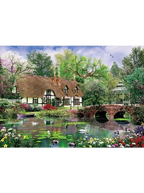 Art Puzzle 1000 Parça Nilüfer Çiçekleri Puzzle Art 5189