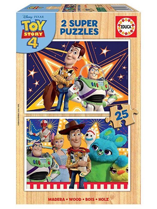 Educa 2 X 25 Parça Toy Story 4 Puzzle (18083)