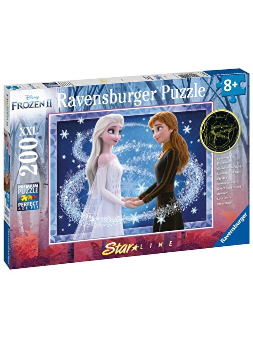 Ravensburger 200 Parça Karanlıkta Parlayan Frozen 2 Puzzle