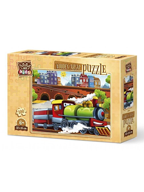 Art Puzzle Nereye Çufçufluyoruz? 100 Parça Ahşap Puzzle