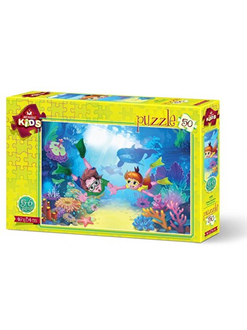 Art Puzzle 4499 Dalgıç Çocuklar Puzzle 50 Parça 5-6 Yaş