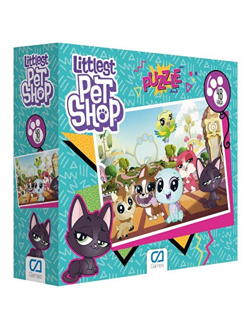 Ca Games Littles Pet Shop Çocuk Puzzle 60 Parça 4+ Yaş