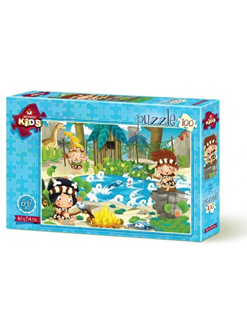 Art Puzzle Balık Avı Temalı Puzzle 100 Parça 6-8 Yaş