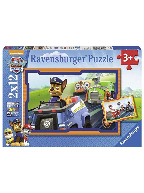 Ravensburger Paw Patrol Temalı Çocuk Puzzle 2x15 Parça 3+ Yaş