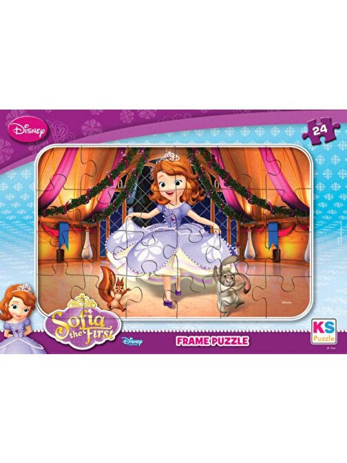 Ks Games Prenses Sofia Çerçeveli Çocuk Puzzle 24 Parça