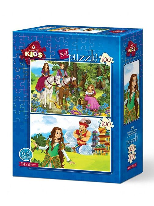 Art Puzzle Prensesin Hayali Puzzle 2x100 Parça 7-9 Yaş