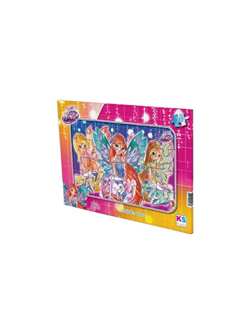 WinxClub 24 Parça Frame Puzzle Ks Games Wınx704