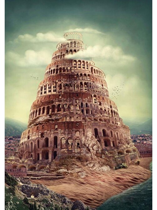 Nova 1000 Parça Babil Kulesi Puzzle