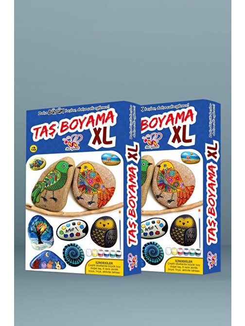 Bee Games Taş Boyama XL Hobi Uygulama Boyama Seti 2 Adet