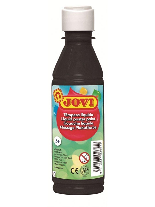 Jovi Şişe Guaj Boya Siyah 250 ml