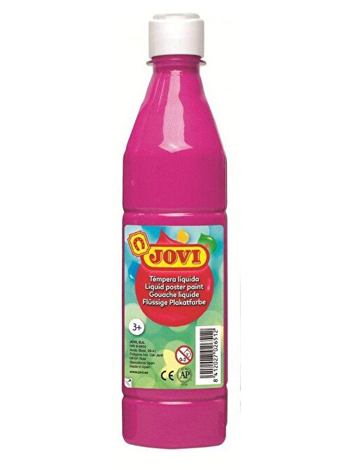 Jovi Hazır Sulandırılmış Şişe Guaj Boya Pembe 500 ml