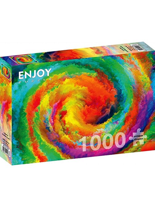 Enjoy 1000 Parça Renkli Girdap Puzzle Gradient