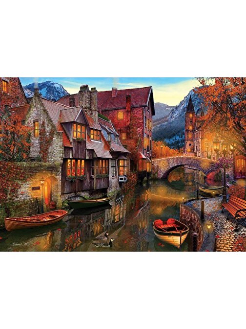 Art 2000 Parça Kanal Boyu Evleri Puzzle