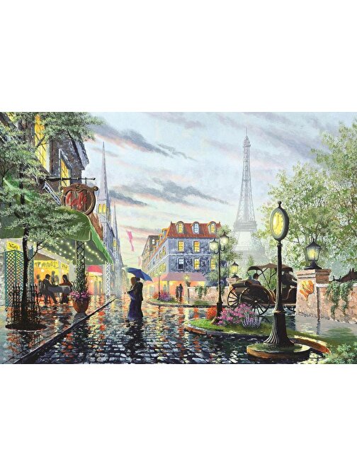 Art 2000 Parça Paris'Te Yaz Yağmuru Puzzle 4574