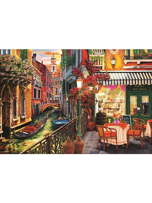 Anatolian 2000 Parça Venedik Kafe Puzzle 96x66 Cm