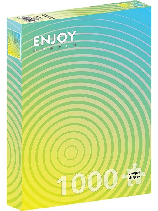 Enjoy Puzzle 1000 Parça Yeşil Sarı Gradyan Puzzle