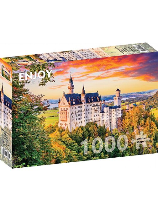 Enjoy Puzzle 1000 Parçalık Sonbaharda Neuschwanstein Şatosu Puzzle