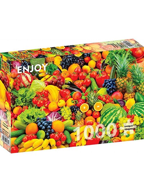 Enjoy 1000 Parça Meyveler Ve Sebzeler Puzzle