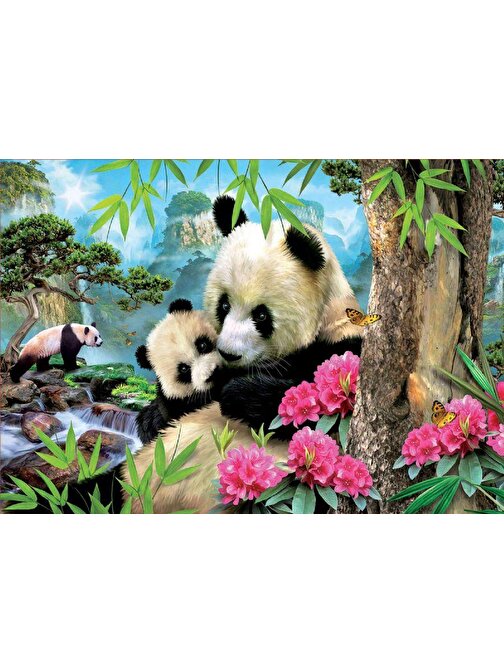 Educa Games 17995 Pandaların Sabah'I Puzzle 1000 Parça