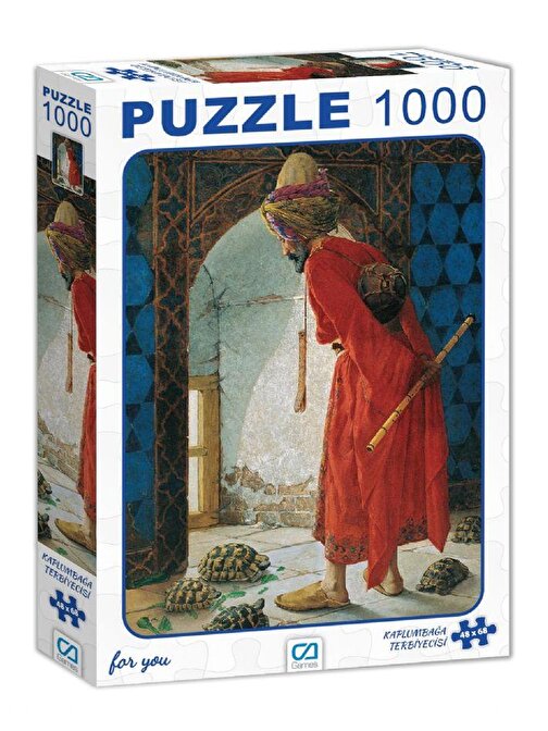 Ca Games 1000 Parça Kaplumbağa Terbiyecisi Puzzle