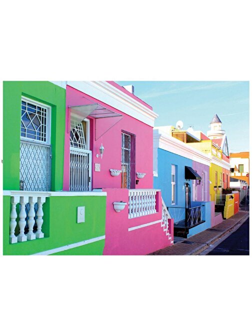 Olimpia Puzzle 1000 Parça Güney Afrika'Nın Renkli Evleri