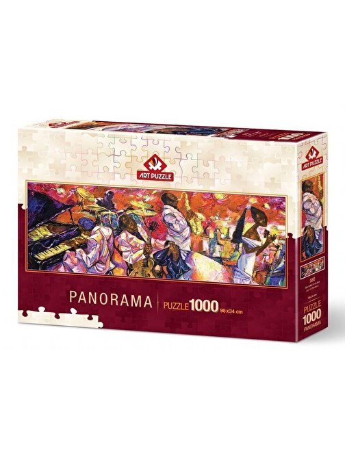 Art Puzzle Jazz'In Renkleri 1000 Parça Panorama Puzzle