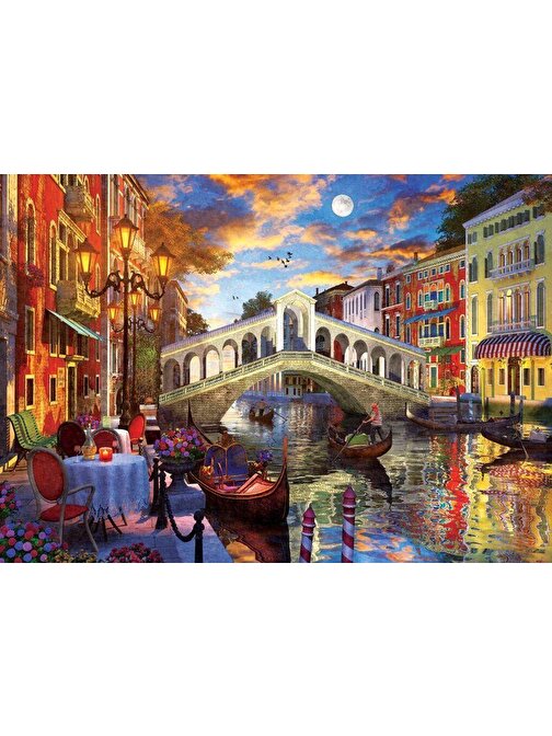 Art 1500 Parça Rialto Köprüsü Venedik Puzzle