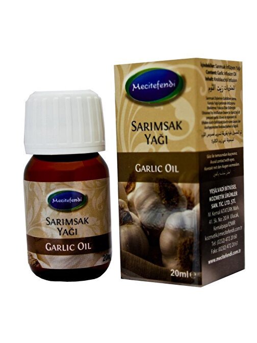 Mecitefendi Sarımsak Yağı 20 Ml