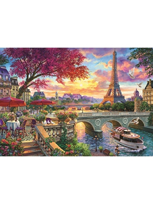 Anatolian Paris'Te Bahar 3000 Parçalık Puzzle Yapboz