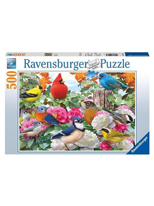 Ravensburger 500 Parça Puzzle Bahçe Kuşları
