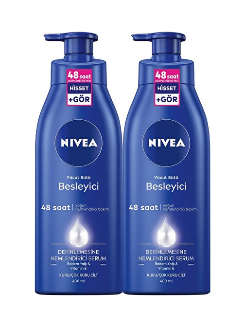 Nivea Besleyici Kuru Cilt Vücut Sütü 400 Ml X2