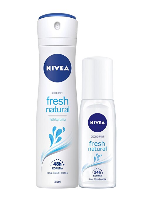 Nivea Pump Fresh Kadın Sprey + Nivea Kadın Sprey Deodorant 150 Ml