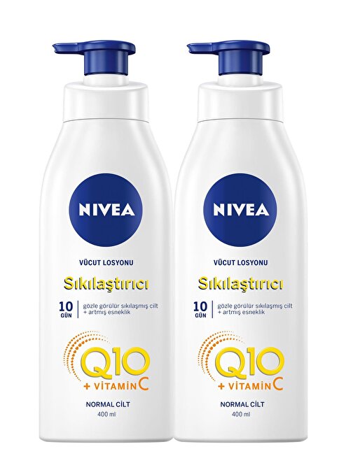 Nivea Q10 Sıkılaştırıcı Vücut Losyonu Pump 400 ml x 2