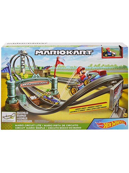 Hot Wheels Mario Kart Çılgın Dönüş Parkuru Yarış Seti GHK15