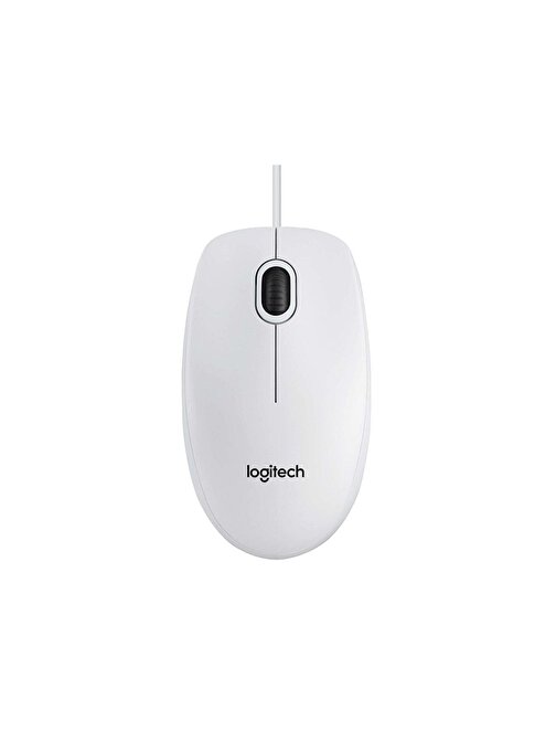 Logitech B100 910-003360 Kablolu Beyaz Mouse