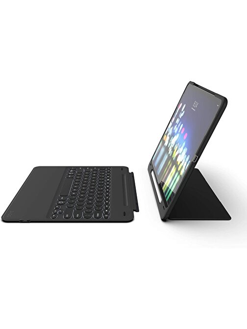 Zagg Slim Book Go 12.9" 3.Nesil İpad Pro Klavyeli Kılıf İngilizce