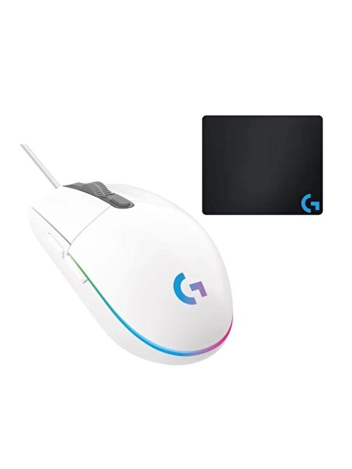 Logitech G102 Kablosuz 3D Beyaz Optik Led Gaming Mouse