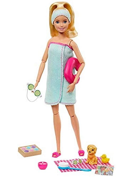 Osman Kızılkaya GKH73-GJG55 Mattel Barbie Wellness Barbienin Spa Günü Bebekleri
