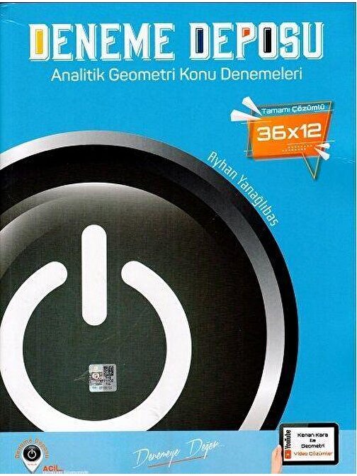 Acil Yayınları AYT Analitik Geometri Konu Denemeleri Deneme Deposu