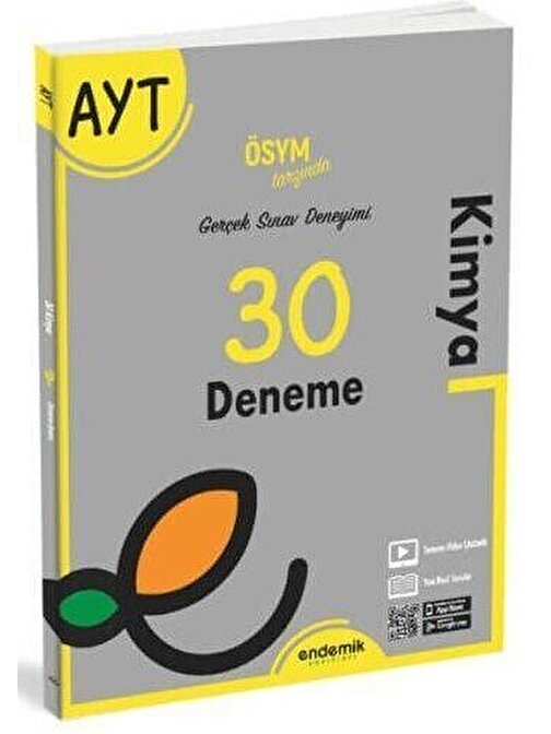 Ayt Kimya 30 Denemesi Endemik Yayınları